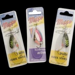 Mepps Aglia koko 3, Fluo - Black Fury Mix 3/pakk. - Viehelajitelmat - Mepps Aglia koko 3, Fluo - Black Fury Mix 3/pakk.