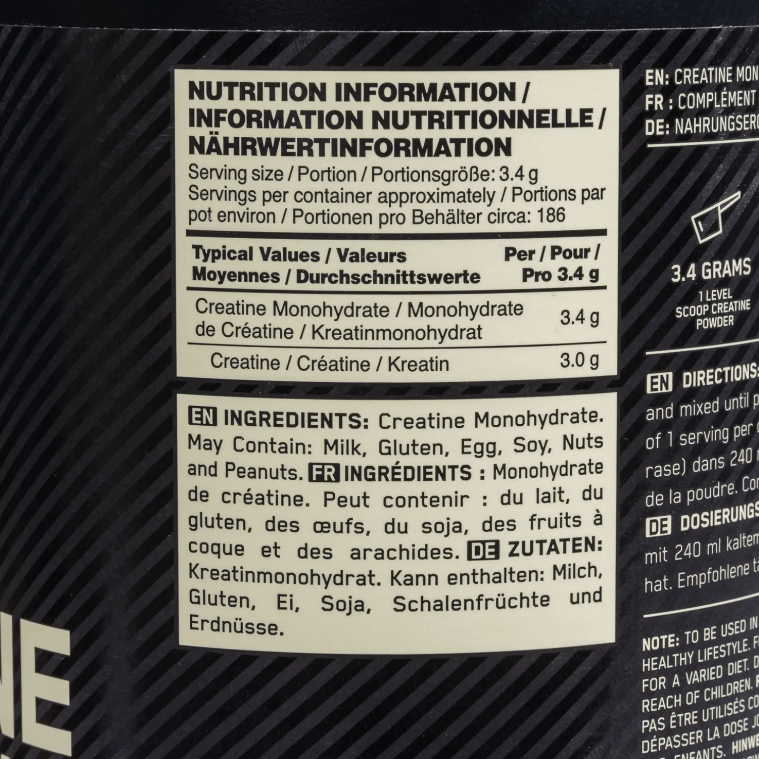 Micronised Creatine Powder 634g Unflavoured, kreatiini - Suorituskyvyn Parantaminen - Micronised Creatine Powder 634g Unflavoured, kreatiini