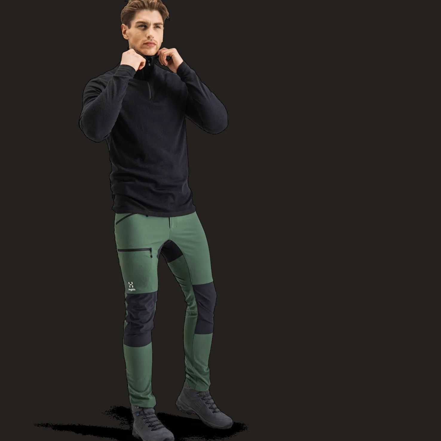 Mid Slim Pant, miesten vaellushousut - Ulkoiluhousut - Mid Slim Pant, miesten vaellushousut