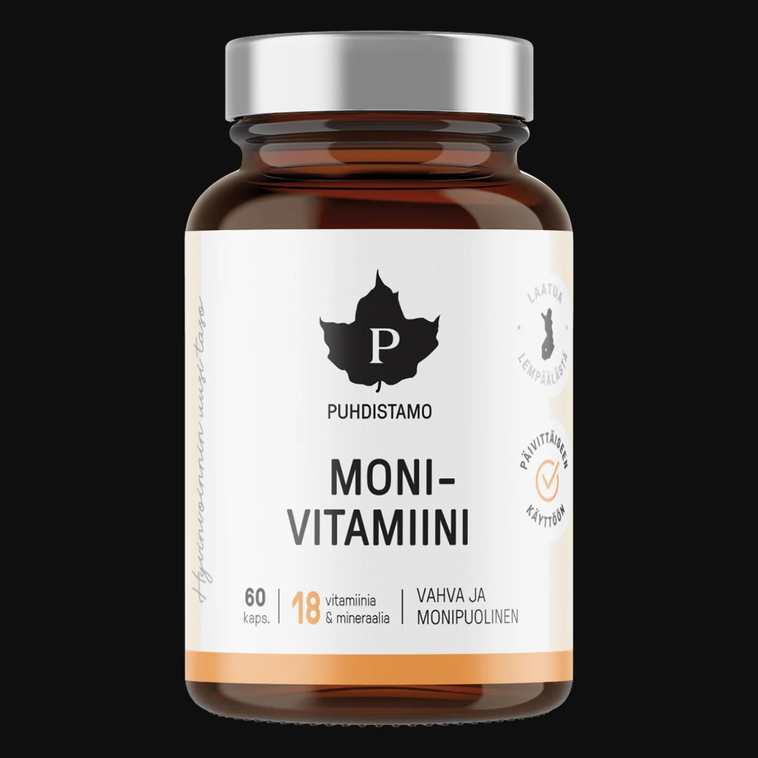 Multivitamin 60 kaps, ravintolisä - Superfood ja luonnolliset ravinteet - Multivitamin 60 kaps, ravintolisä