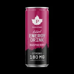 Natural Energy Drink Strong Raspberry 330 ml, energiajuoma - Energiajuomat - Natural Energy Drink Strong Raspberry 330 ml, energiajuoma