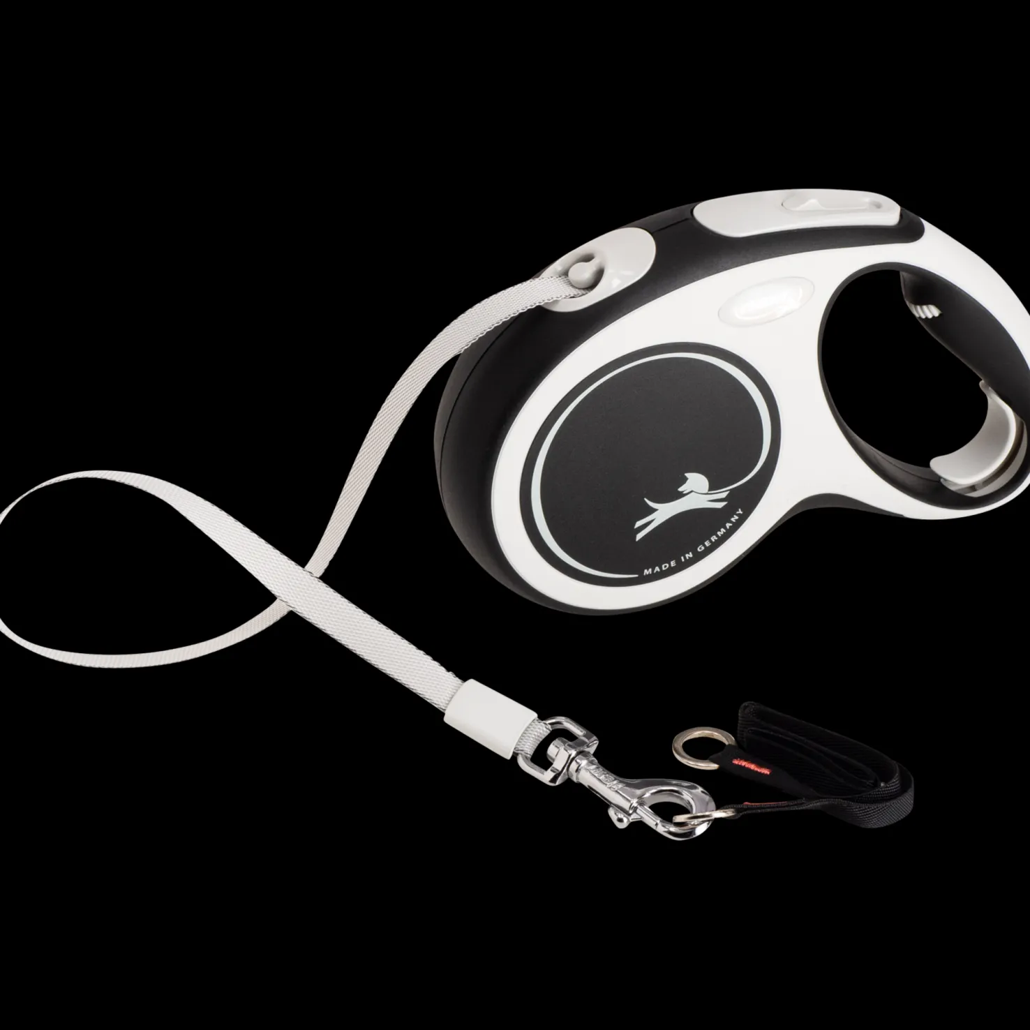 New Comfort Tape M 5 Svart, koiran talutin - Koiran Pannat, Hihnat Ja Koiran Fleksit - New Comfort Tape M 5 Svart, koiran talutin