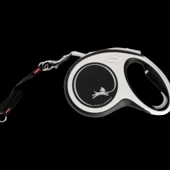 New Comfort Tape M 5 Svart, koiran talutin - Koiran Pannat, Hihnat Ja Koiran Fleksit - New Comfort Tape M 5 Svart, koiran talutin