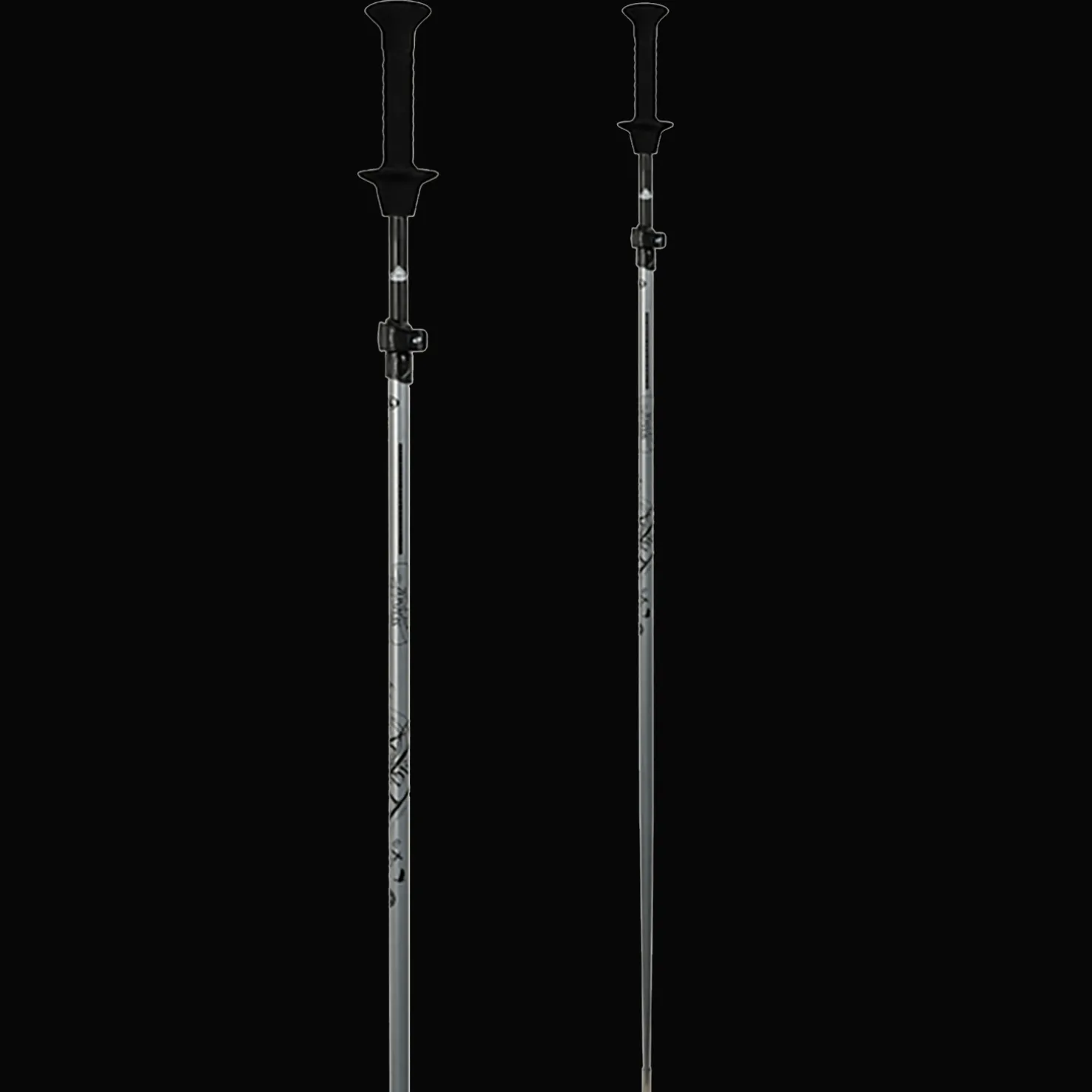 Nordic skate pole Semnoz Alu 2 XL 24/25, jääsauvoj - Retkiluisteluvarusteet - Nordic skate pole Semnoz Alu 2 XL 24/25, jääsauvoj