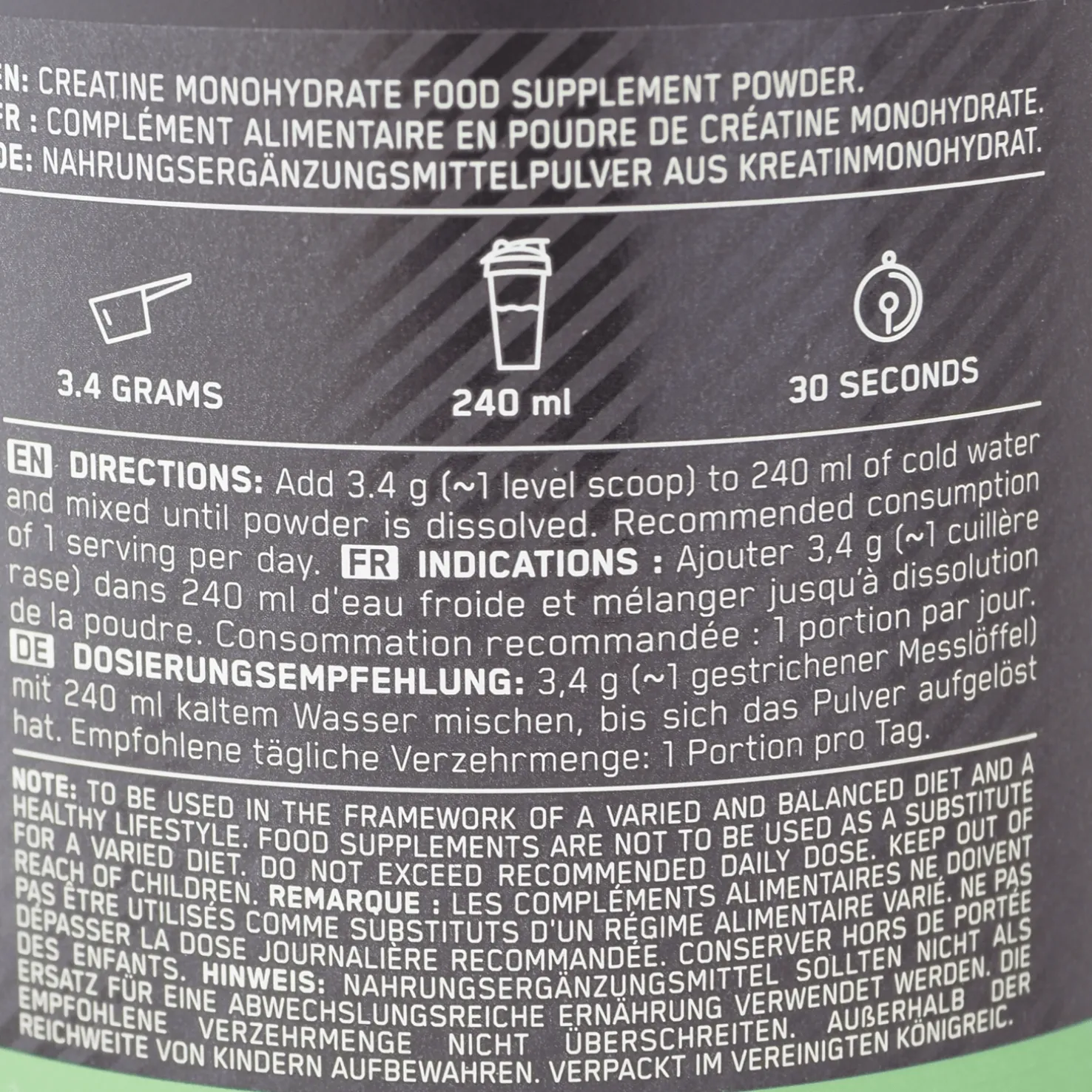 Nutrition Creatine 317g, ravintolisä - Suorituskyvyn Parantaminen - Nutrition Creatine 317g, ravintolisä