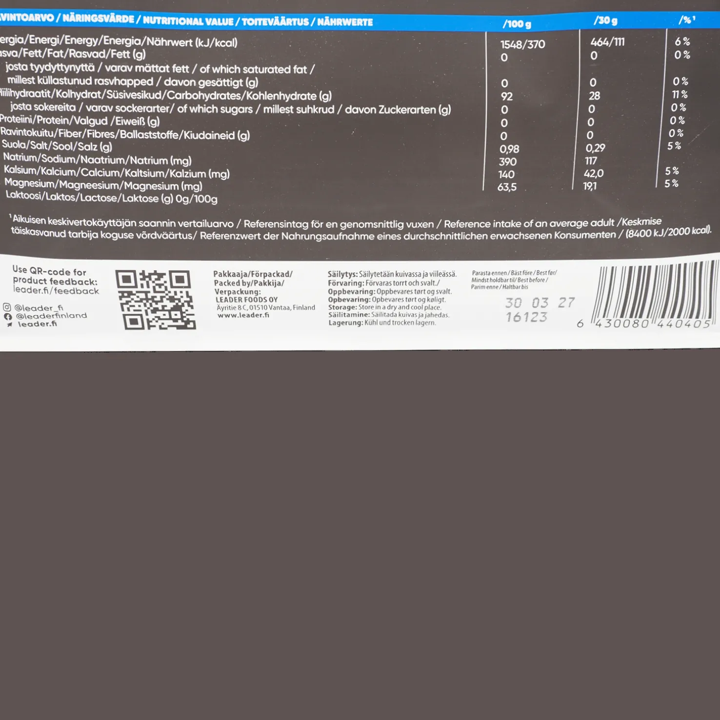 Performance Vitargo + Electrolytes 900 g, urheilujuoma - Energiapatukat - Performance Vitargo + Electrolytes 900 g, urheilujuoma