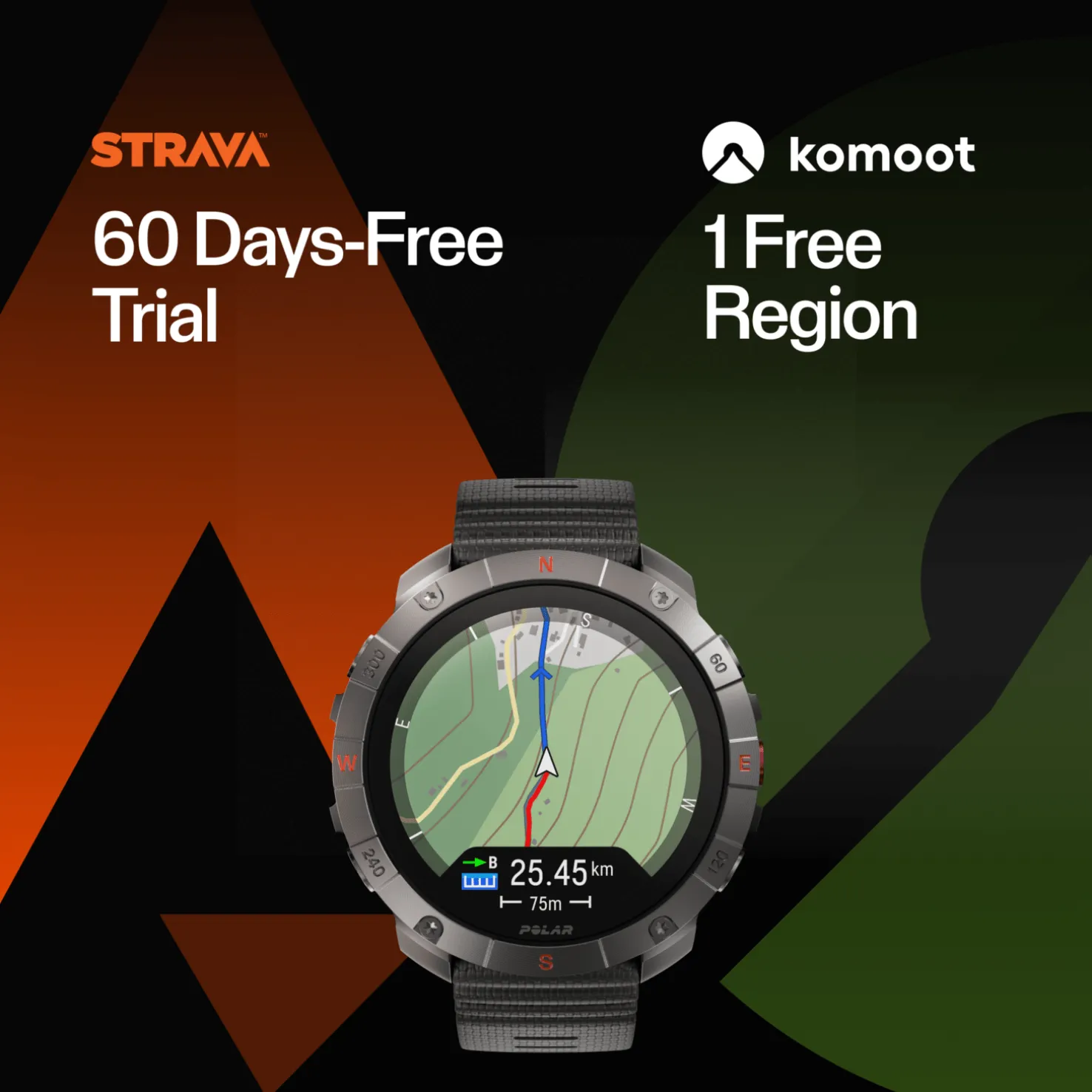 Polar Grit X2 Pro, älykello, multisportkello, unisex - Sykemittarit - Polar Grit X2 Pro, älykello, multisportkello, unisex