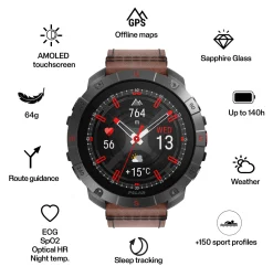 Polar Grit X2 Pro Titanium, älykello, multisportkello - Sykemittarit - Polar Grit X2 Pro Titanium, älykello, multisportkello