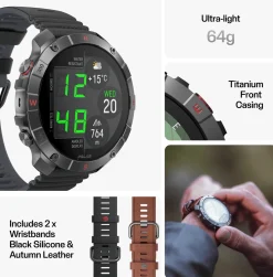 Polar Grit X2 Pro Titanium, älykello, multisportkello - Sykemittarit - Polar Grit X2 Pro Titanium, älykello, multisportkello