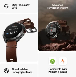 Polar Grit X2 Pro Titanium, älykello, multisportkello - Sykemittarit - Polar Grit X2 Pro Titanium, älykello, multisportkello