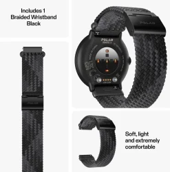 Polar Ignite 3 Braided Yarn strap, älykello - Sykemittarit - Polar Ignite 3 Braided Yarn strap, älykello