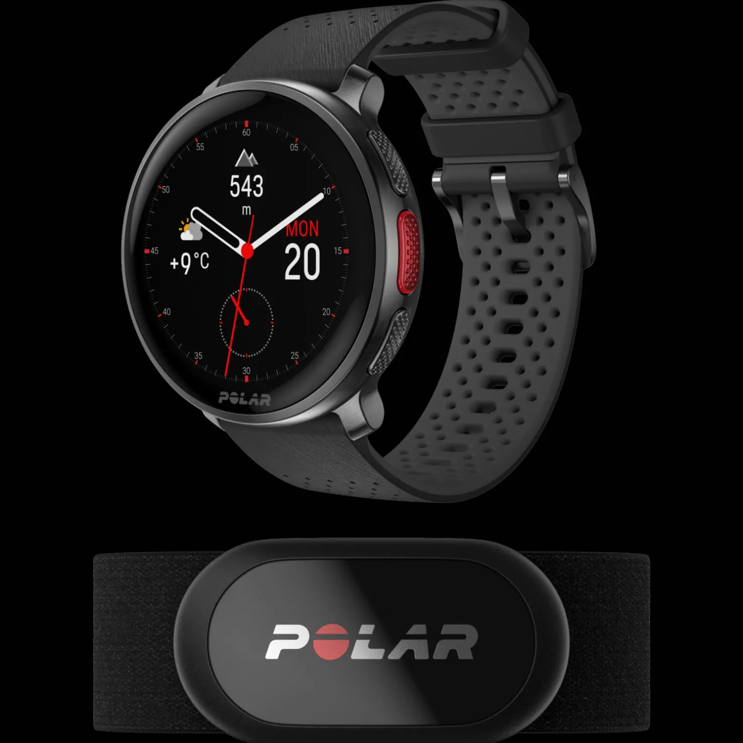 Polar Vantage V3 + HR, älykello + sykevyö - Sykemittarit - Polar Vantage V3 + HR, älykello + sykevyö