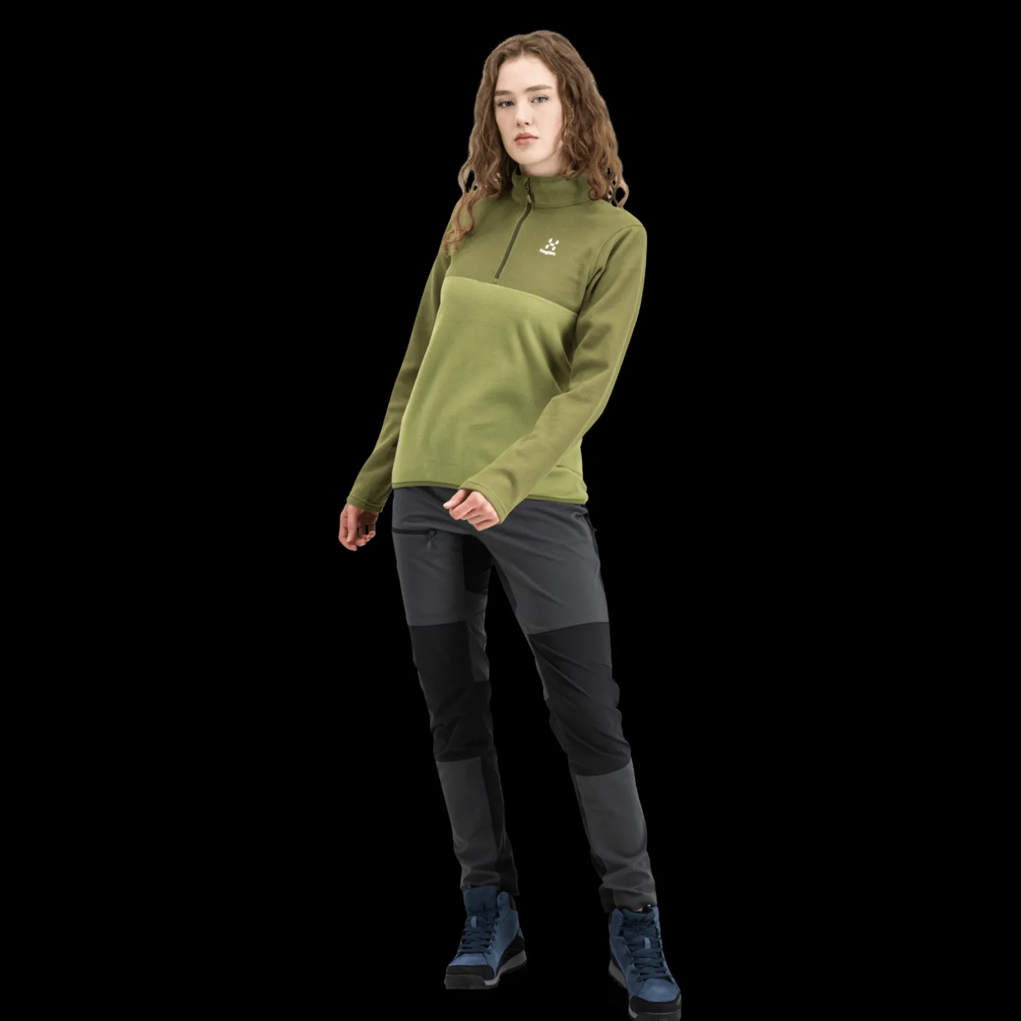 Pollux 1/2 Zip, fleecepusero, keskikerrospusero, naiset - Fleecepaidat Ja Fleecetakit - Pollux 1/2 Zip, fleecepusero, keskikerrospusero, naiset