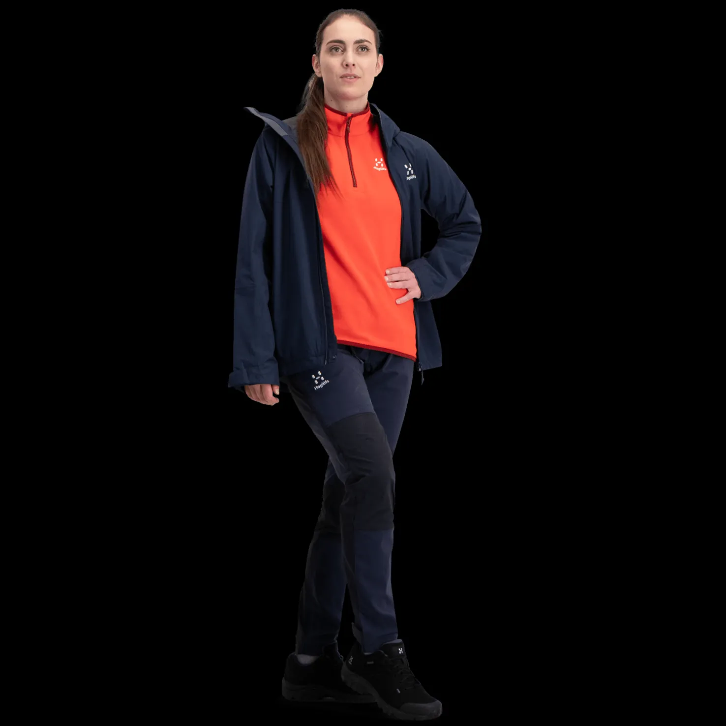 Pollux 1/2 Zip, fleecepusero, keskikerrospusero, naiset - Fleecepaidat Ja Fleecetakit - Pollux 1/2 Zip, fleecepusero, keskikerrospusero, naiset