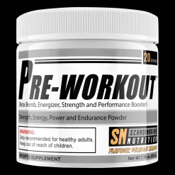 Preworkout (Orange Mango (220g), pre-workout-jauhe - Pre-Workout Juomat - Preworkout (Orange Mango (220g), pre-workout-jauhe