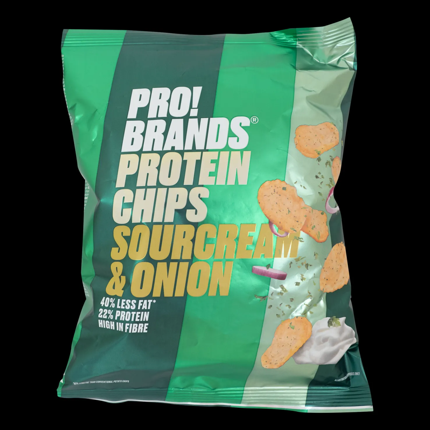 Pro Brands Protein Chips, perunalastut - Lisäravinteet - Pro Brands Protein Chips, perunalastut