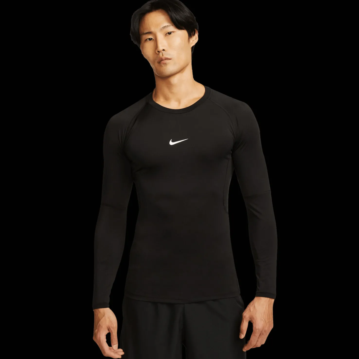 Pro Dri-FIT Tight Top Long Sleeve, miesten treenipaita - Urheilupaidat - Pro Dri-FIT Tight Top Long Sleeve, miesten treenipaita