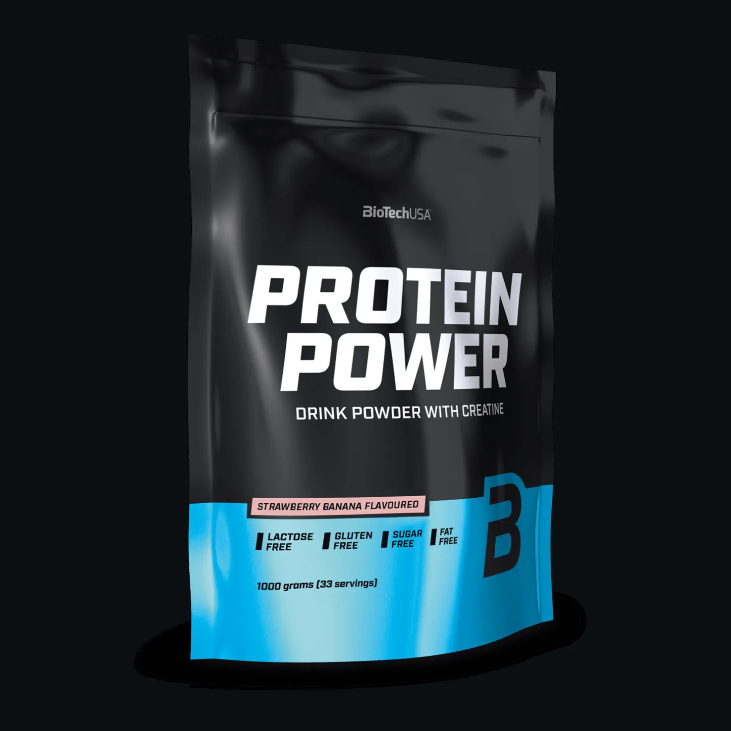 Protein Power Banana-Strawberry, proteiinijauhe - Proteiinilisät - Protein Power Banana-Strawberry, proteiinijauhe