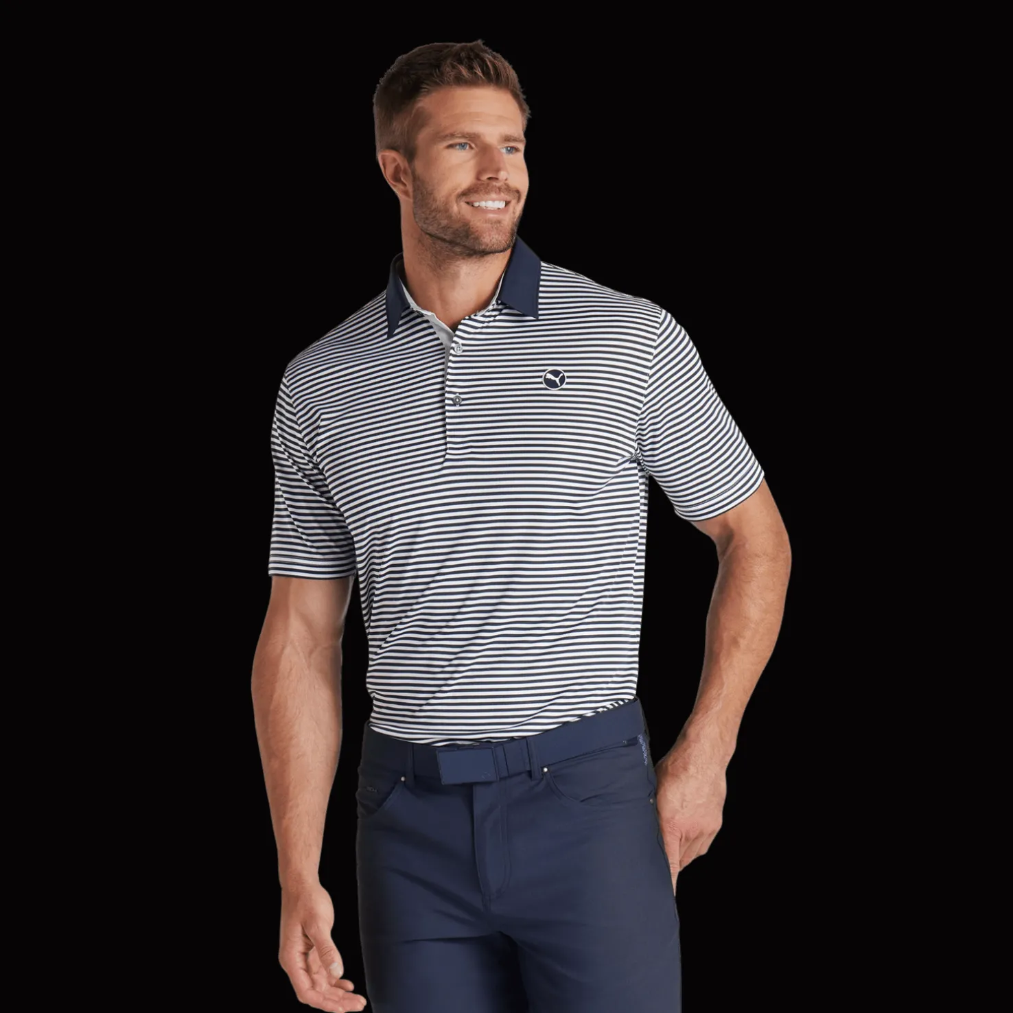 Pure Stripe Polo, miesten pikeepaita, golfiin - Golfpaidat Ja -Pikeet - Pure Stripe Polo, miesten pikeepaita, golfiin