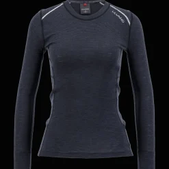 Rav 100% Round Neck W, villapaita naiset - Villakerrastot yläosat naiset - Rav 100% Round Neck W, villapaita naiset