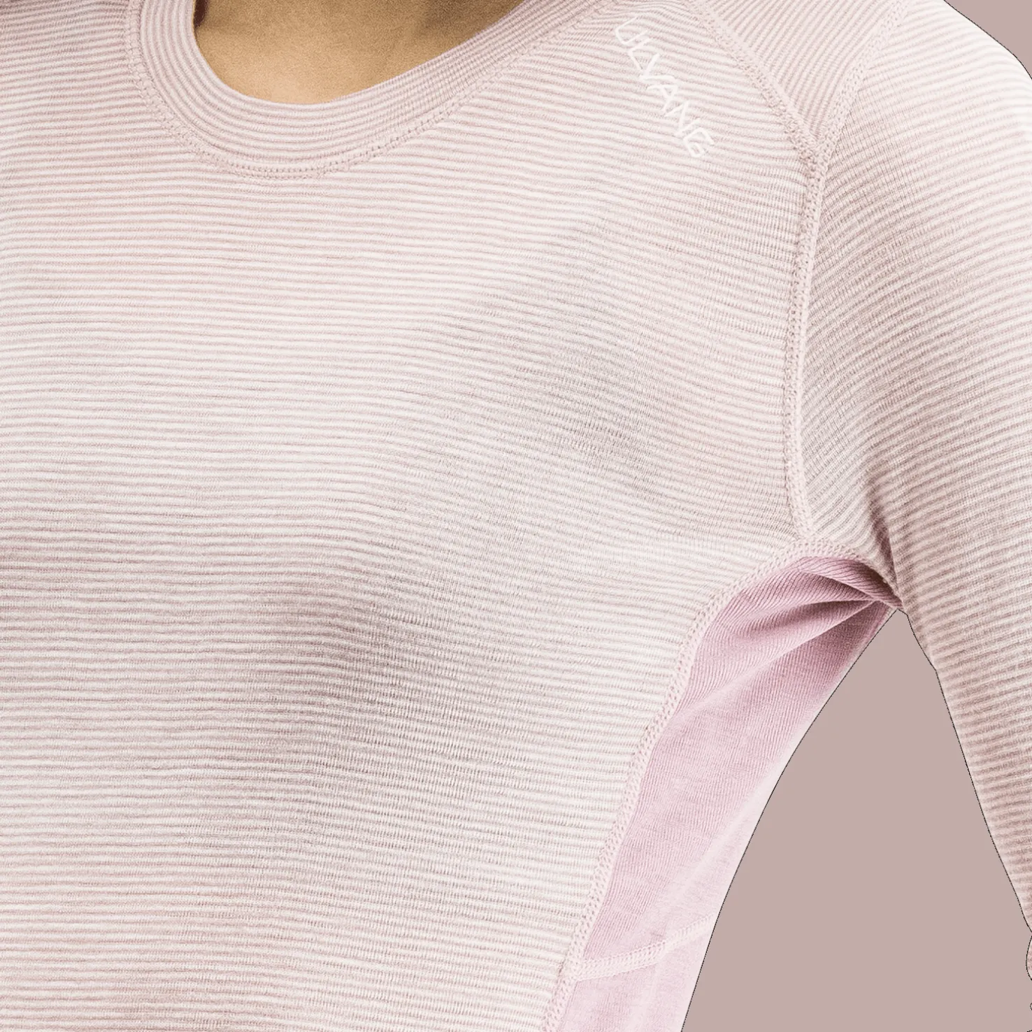 Rav 100% Round Neck W, villapaita naiset - Villakerrastot yläosat naiset - Rav 100% Round Neck W, villapaita naiset