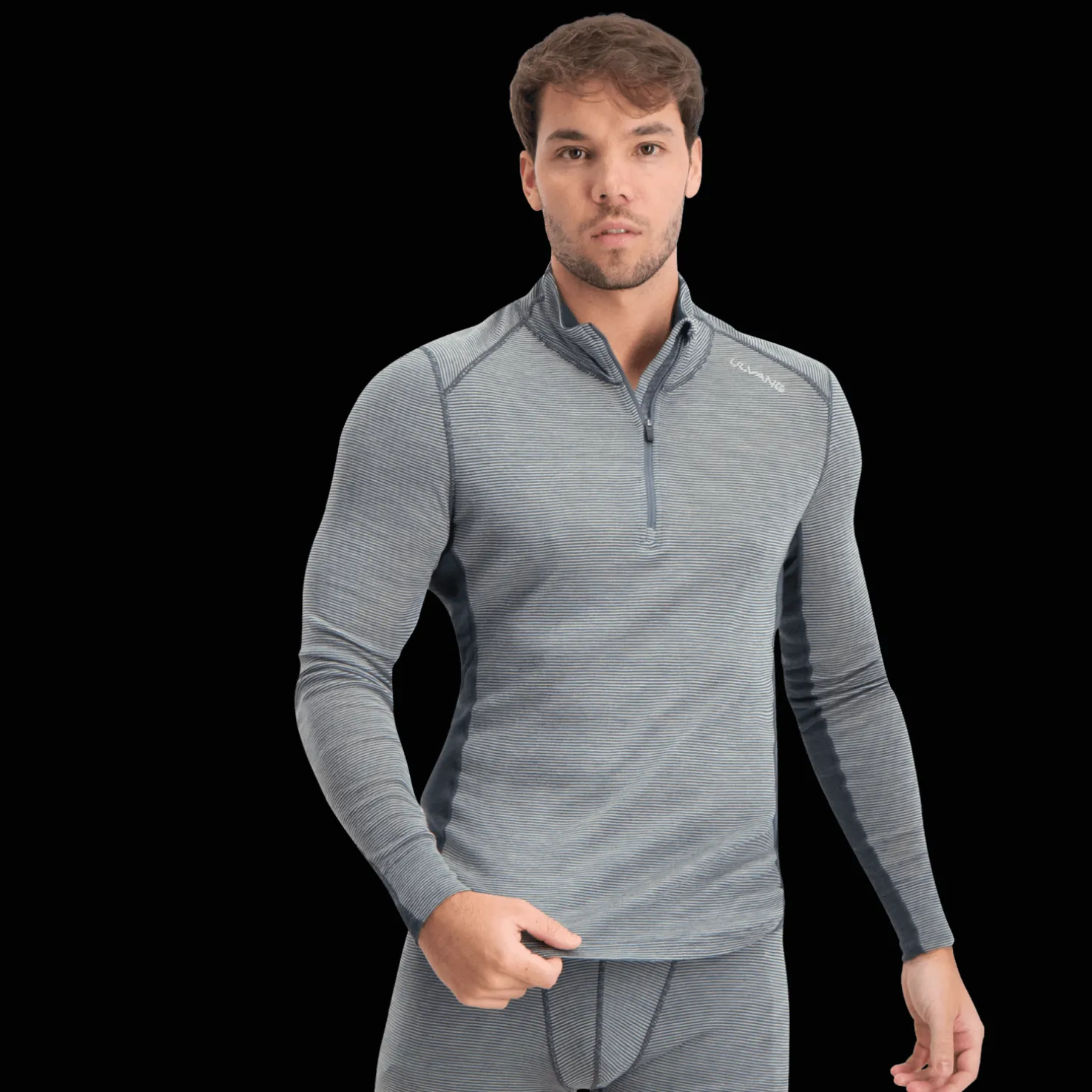 Rav 100% Turtle Neck Half Zip, villapaita miehet - Villakerrastot yläosat miehet - Rav 100% Turtle Neck Half Zip, villapaita miehet