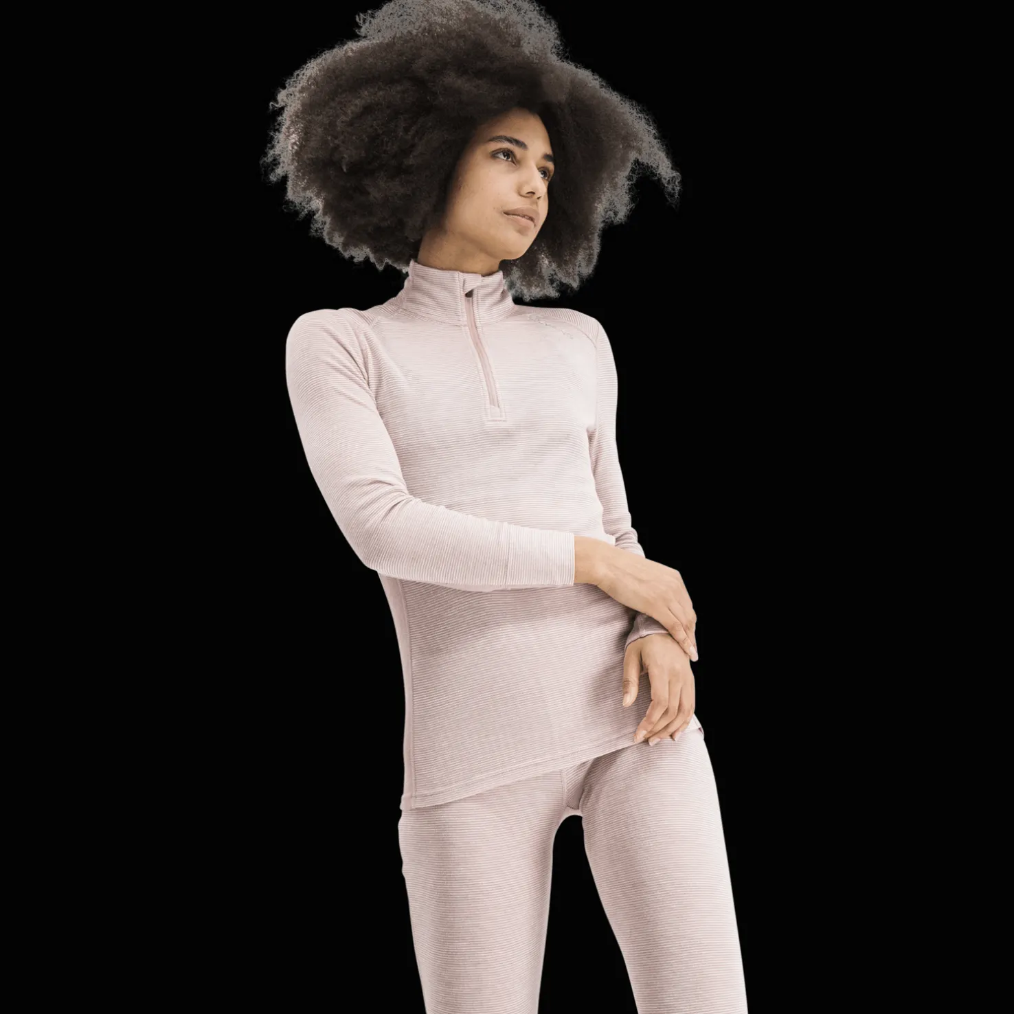 Rav 100% Turtle Neck Half Zip, villapaita naiset - Villakerrastot yläosat naiset - Rav 100% Turtle Neck Half Zip, villapaita naiset