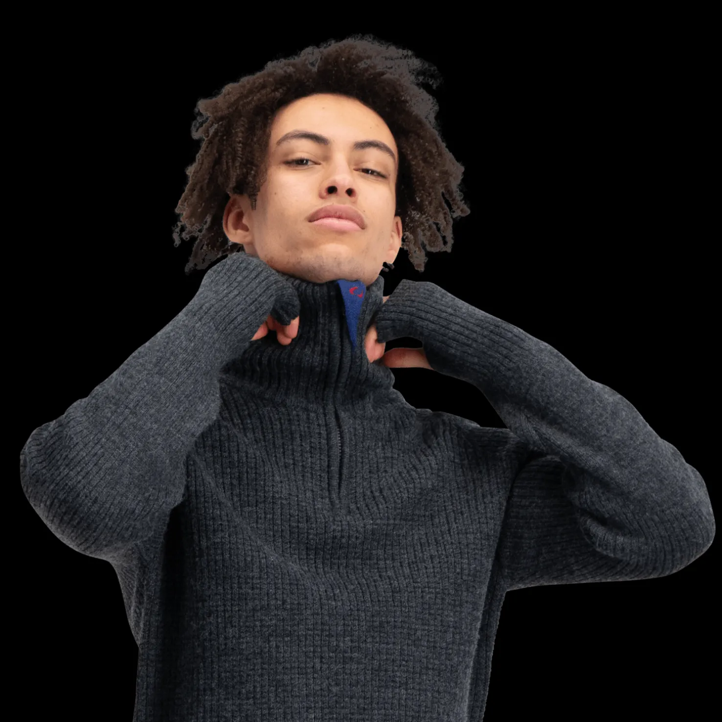 Rav sweater w/zip, unisex villapaita - Villapaidat - Rav sweater w/zip, unisex villapaita