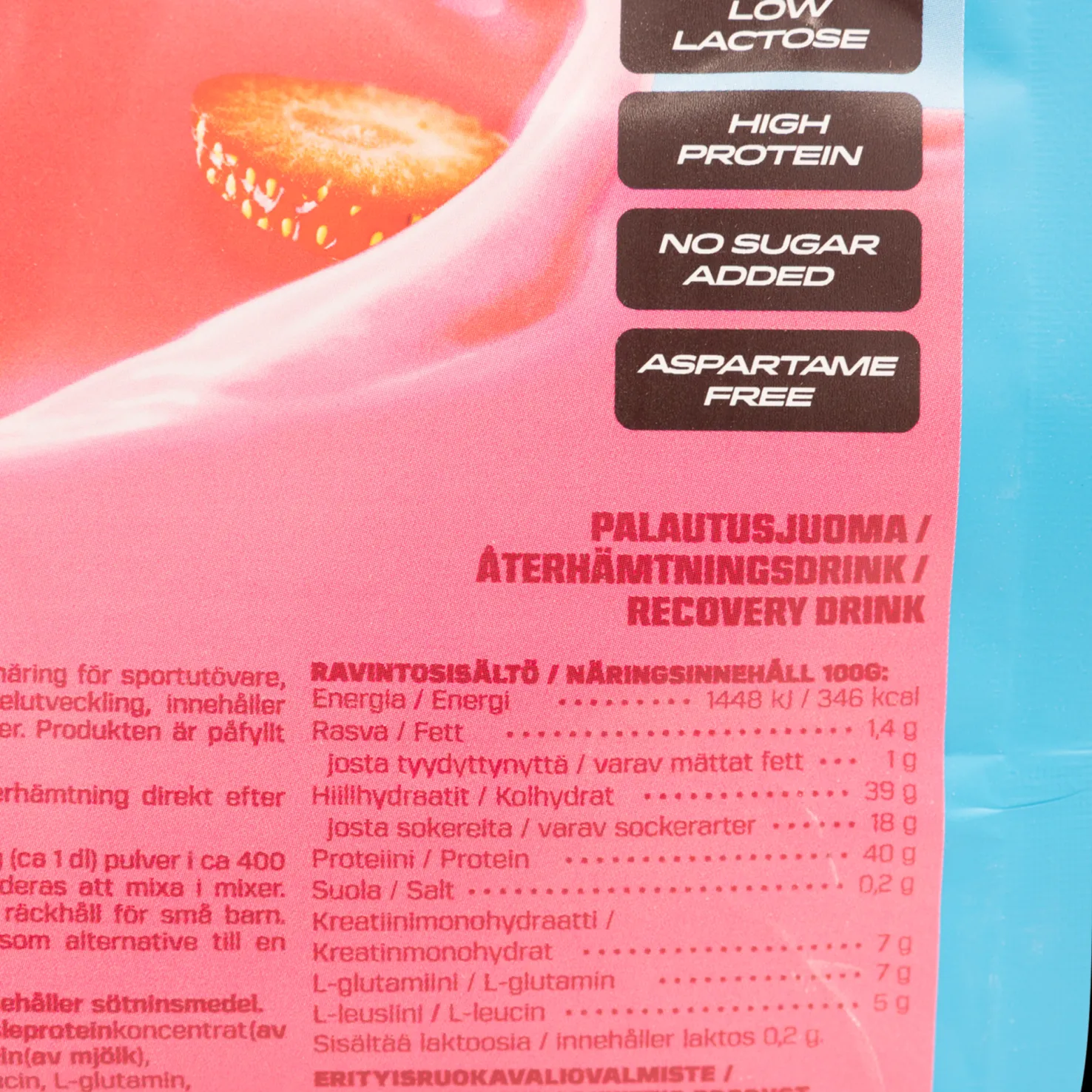 Recovery+, palautusjuoma - Proteiinilisät - Recovery+, palautusjuoma