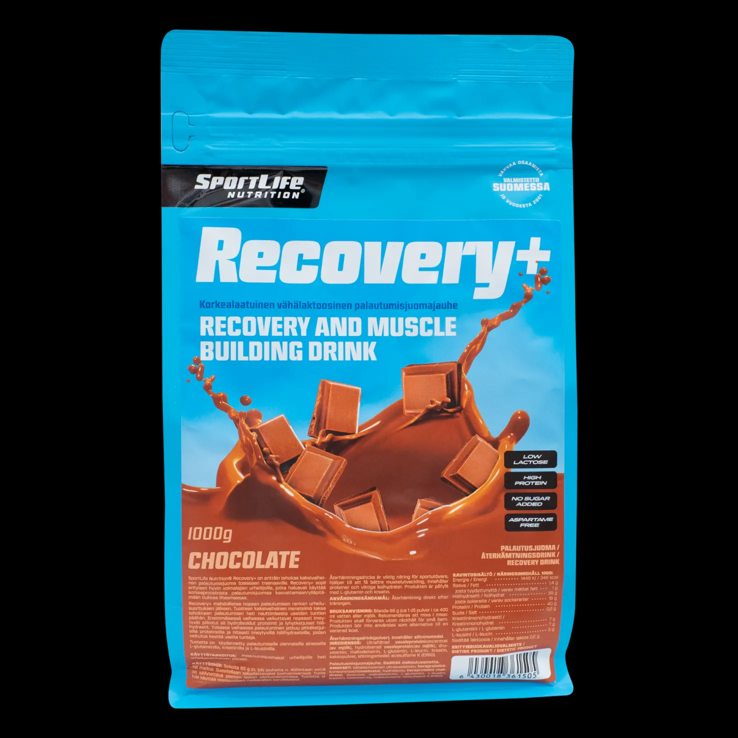 Recovery+, palautusjuoma - Proteiinilisät - Recovery+, palautusjuoma