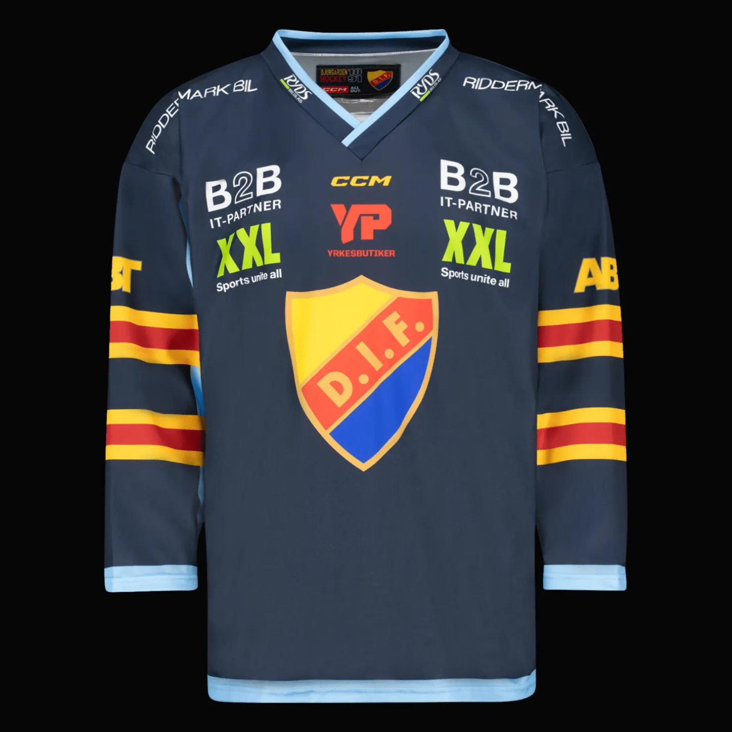Replica Jersey Djurgården Sr 24/25 - T-Paidat Ja Shortsit Jääkiekkoon - Replica Jersey Djurgården Sr 24/25
