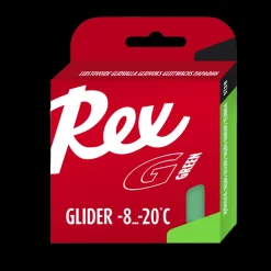 Rex Glider Wax Green 2x43g -8/-20C 24/25, vihreä luistovoide - Luistovoiteet Suksiin - Rex Glider Wax Green 2x43g -8/-20C 24/25, vihreä luistovoide