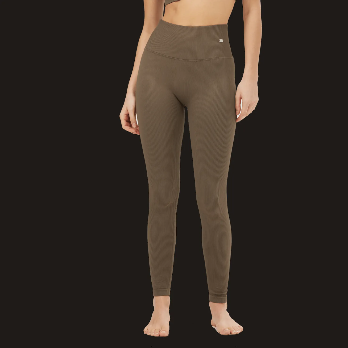 Ribbed Seamless Tights, naisten treenitrikoot - Treenitrikoot - Ribbed Seamless Tights, naisten treenitrikoot