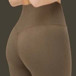 Ribbed Seamless Tights, naisten treenitrikoot - Treenitrikoot - Ribbed Seamless Tights, naisten treenitrikoot