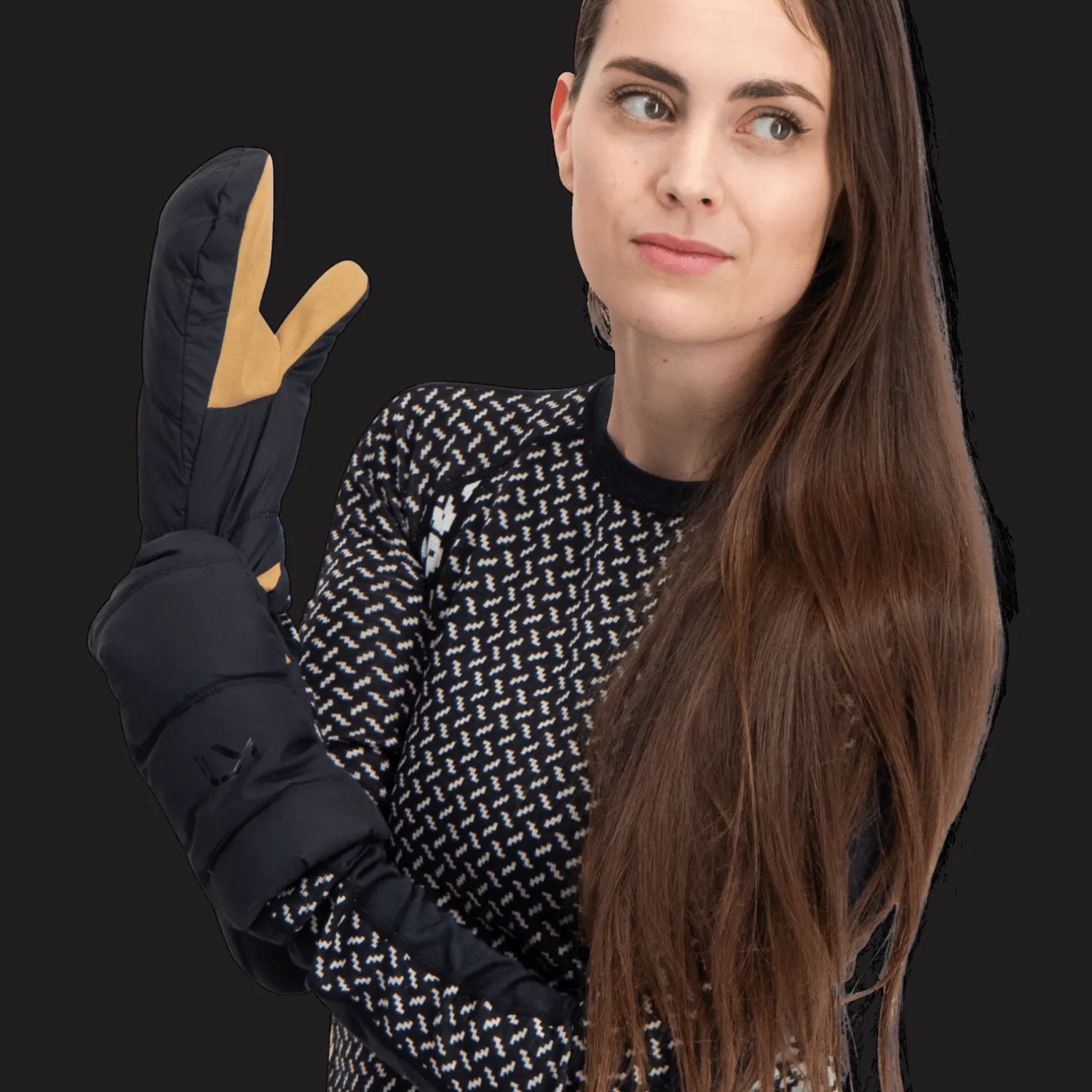 Rilda Down Mitten, naisten untuvarukkaset - Hanskat Ja Rukkaset - Rilda Down Mitten, naisten untuvarukkaset