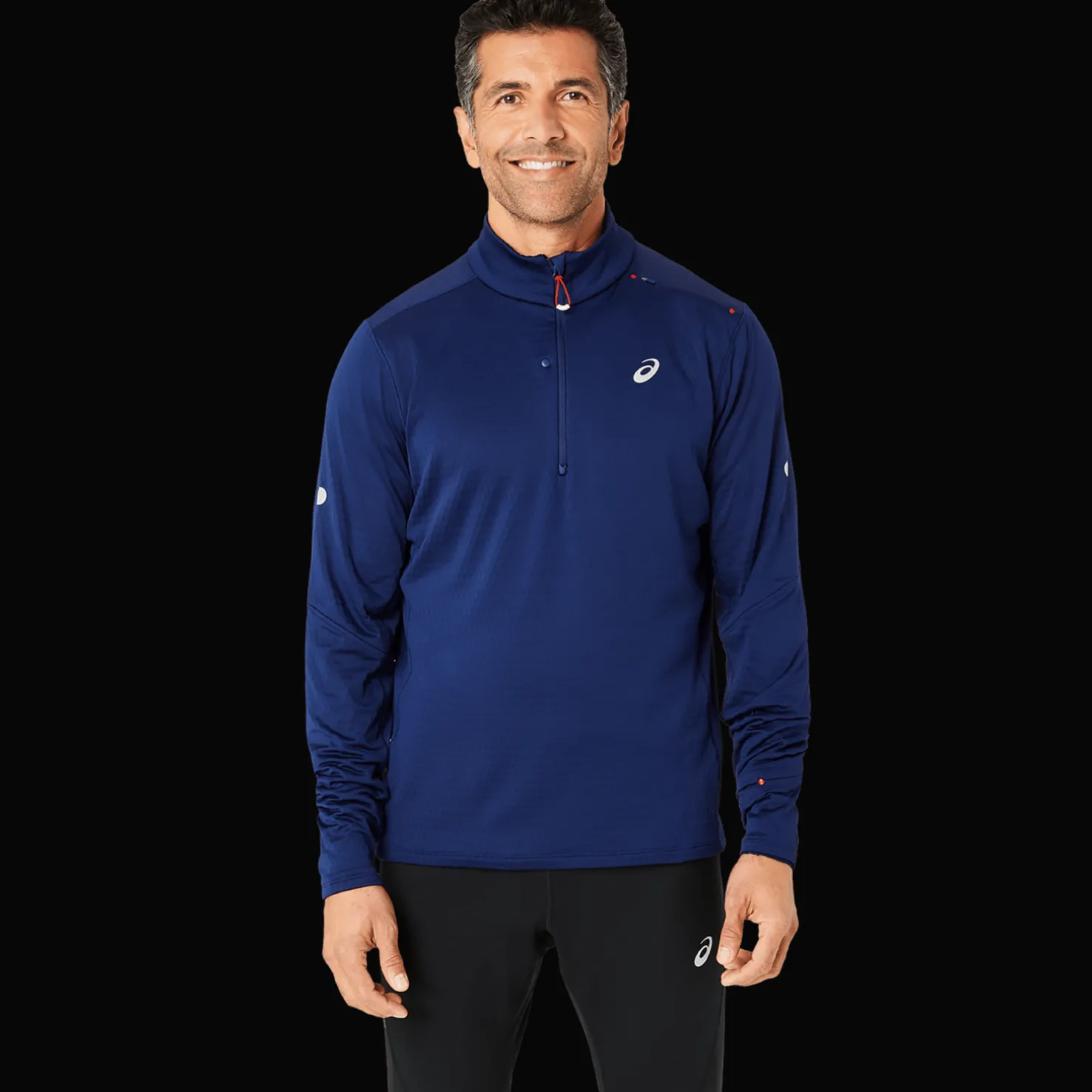 Road Winter 1/2 Zip Mid Layer, miesten treenipaita - Urheilupaidat - Road Winter 1/2 Zip Mid Layer, miesten treenipaita