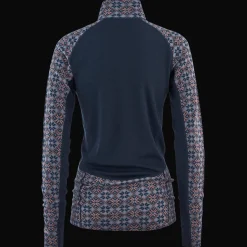 Rose Light Half Zip, naisten villapaita - Villakerrastot yläosat naiset - Rose Light Half Zip, naisten villapaita