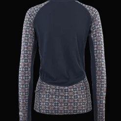 Rose Light Long Sleeve, naisten villapaita - Villakerrastot yläosat naiset - Rose Light Long Sleeve, naisten villapaita