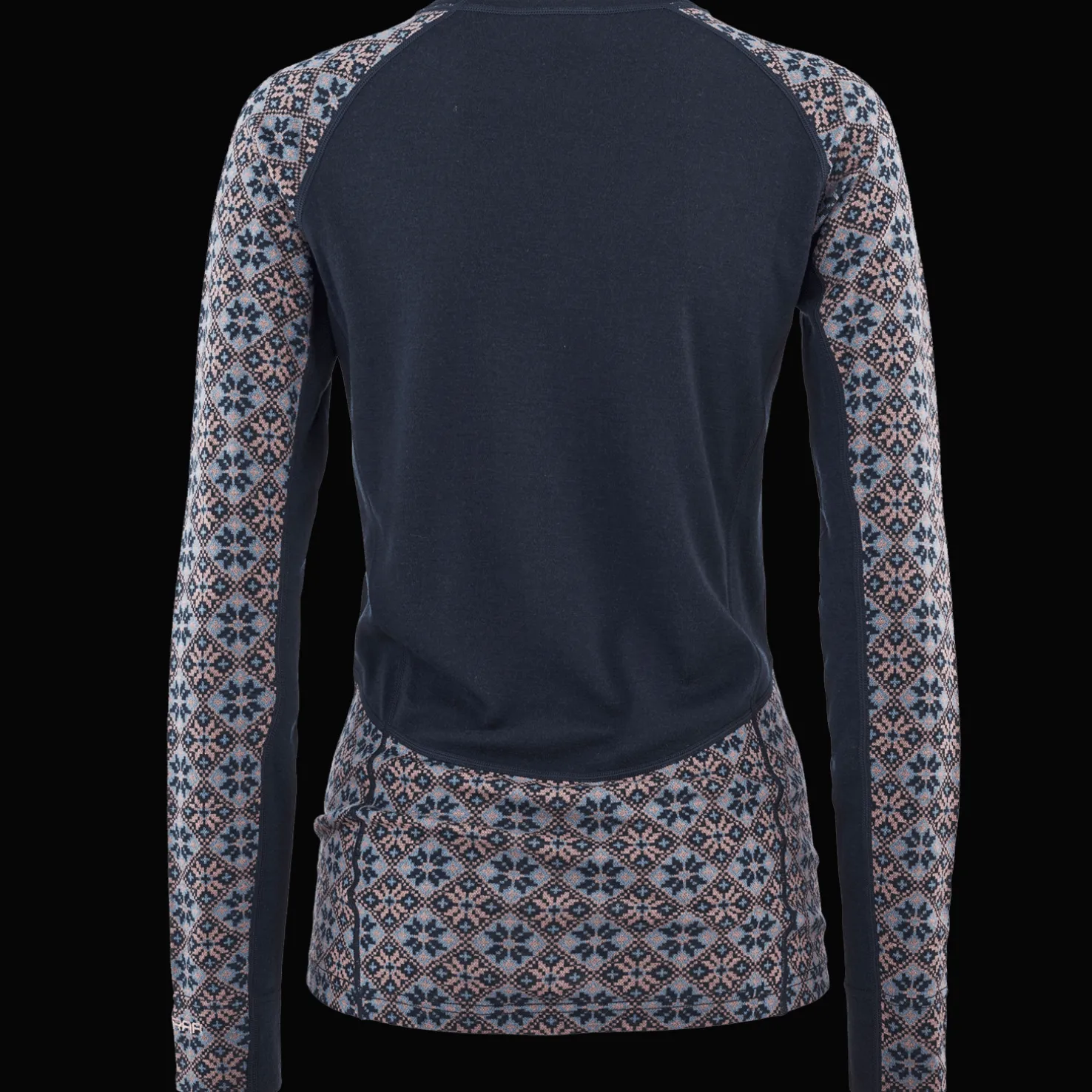 Rose Light Long Sleeve, naisten villapaita - Villakerrastot yläosat naiset - Rose Light Long Sleeve, naisten villapaita