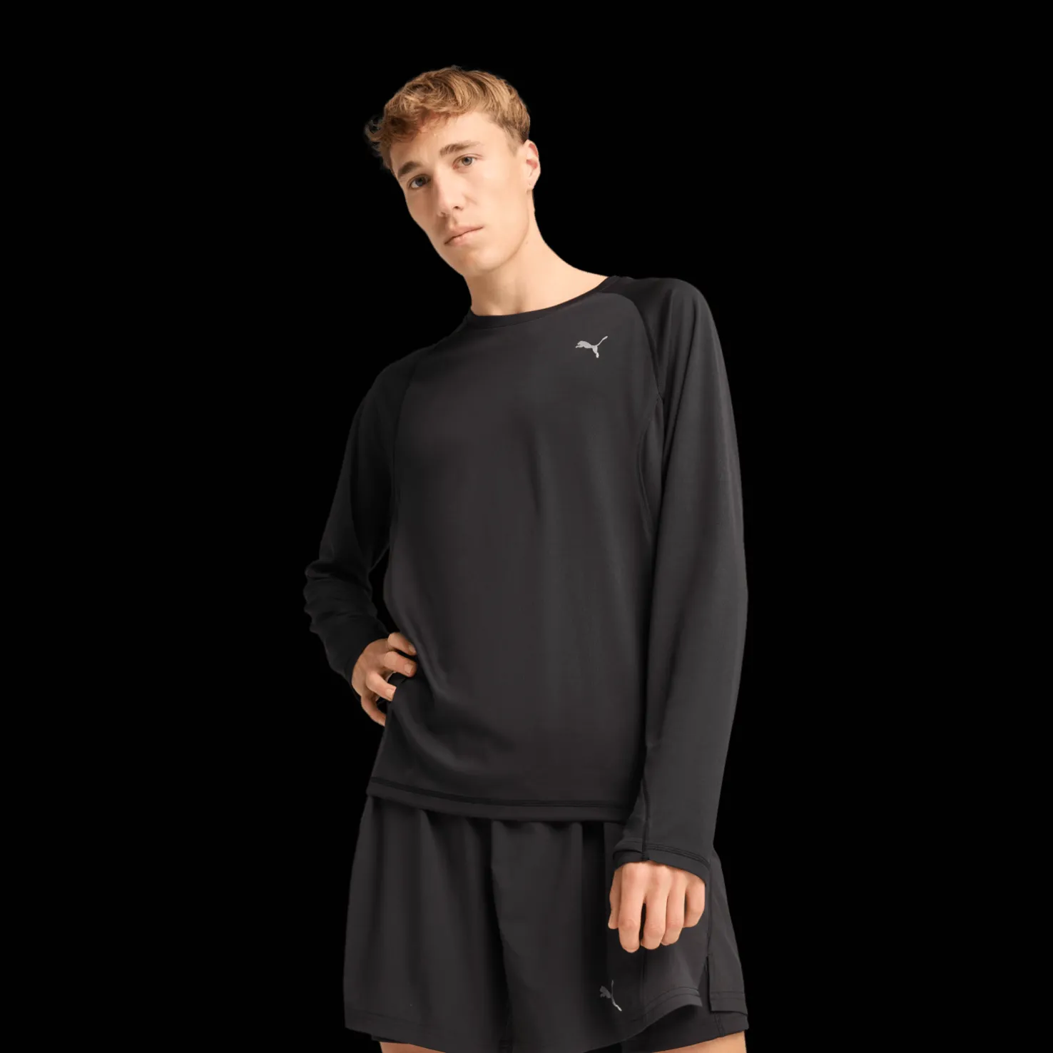 Run Velocity Long Sleeve, miesten treenipaita - Urheilupaidat - Run Velocity Long Sleeve, miesten treenipaita