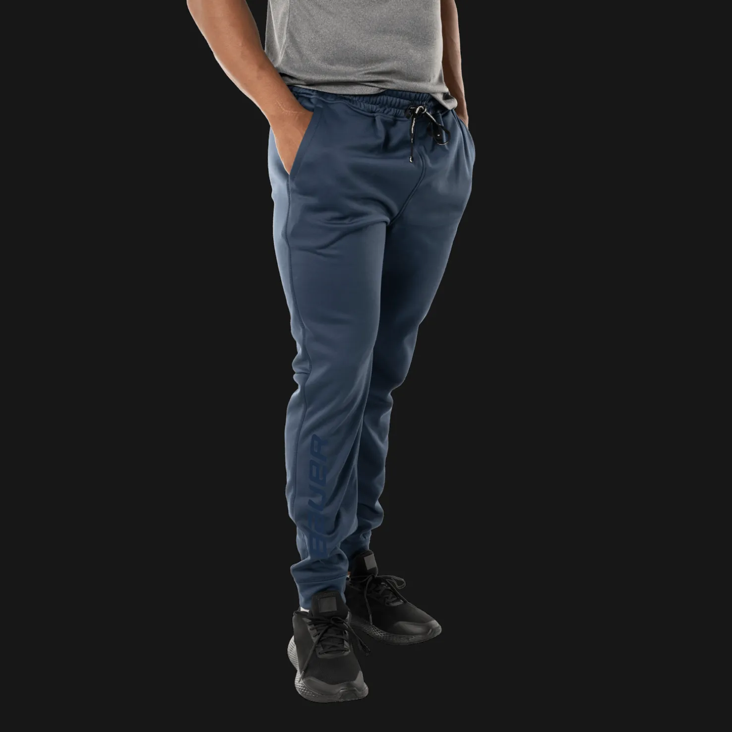 S23 Bauer Team Fleece Jogger 23/24, collegehousut, unisex - Verryttelyhousut Jääkiekkoon - S23 Bauer Team Fleece Jogger 23/24, collegehousut, unisex