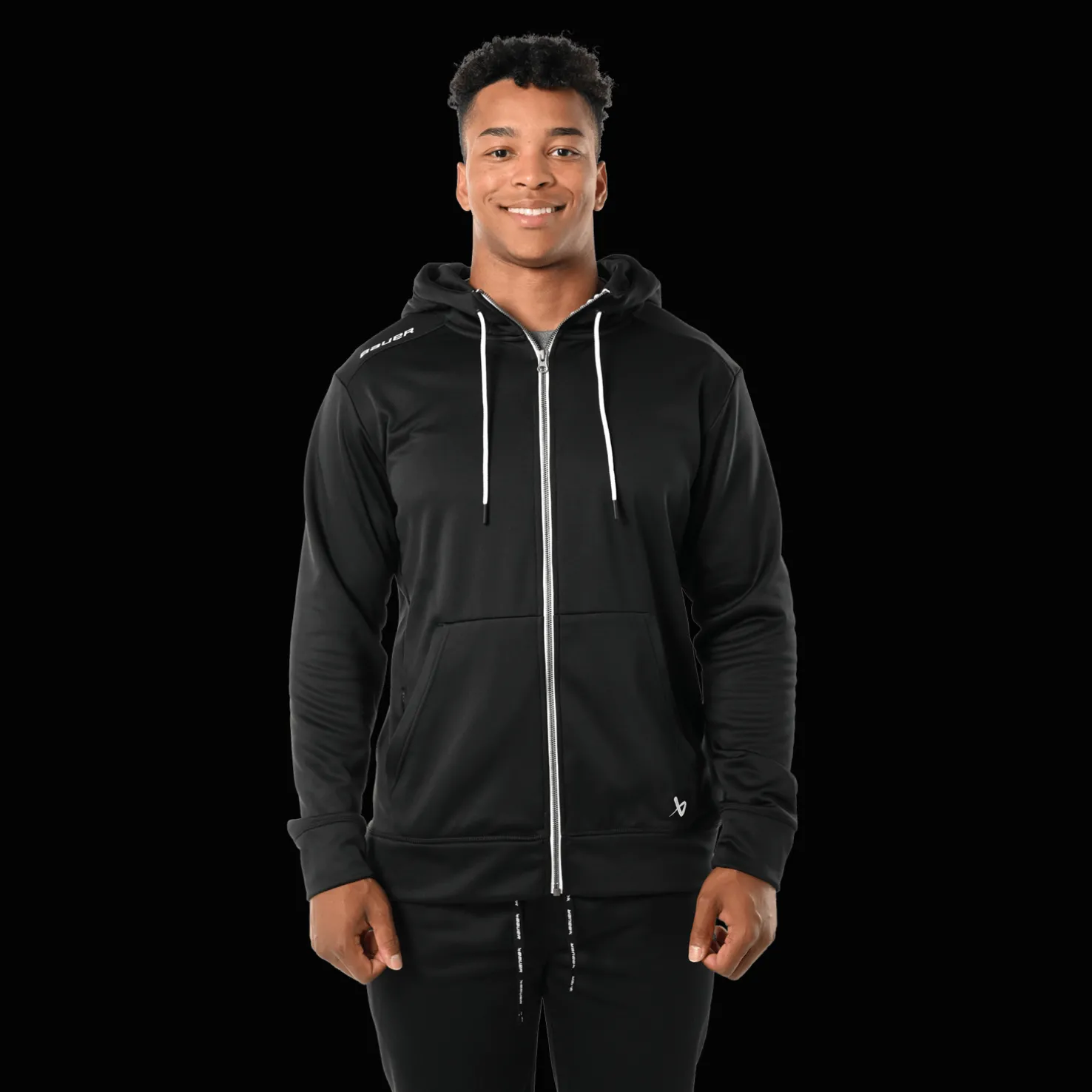 S23 Team Fleece Zip Hoodie 24/25, aikuisten huppari - T-Paidat Ja Shortsit Jääkiekkoon - S23 Team Fleece Zip Hoodie 24/25, aikuisten huppari