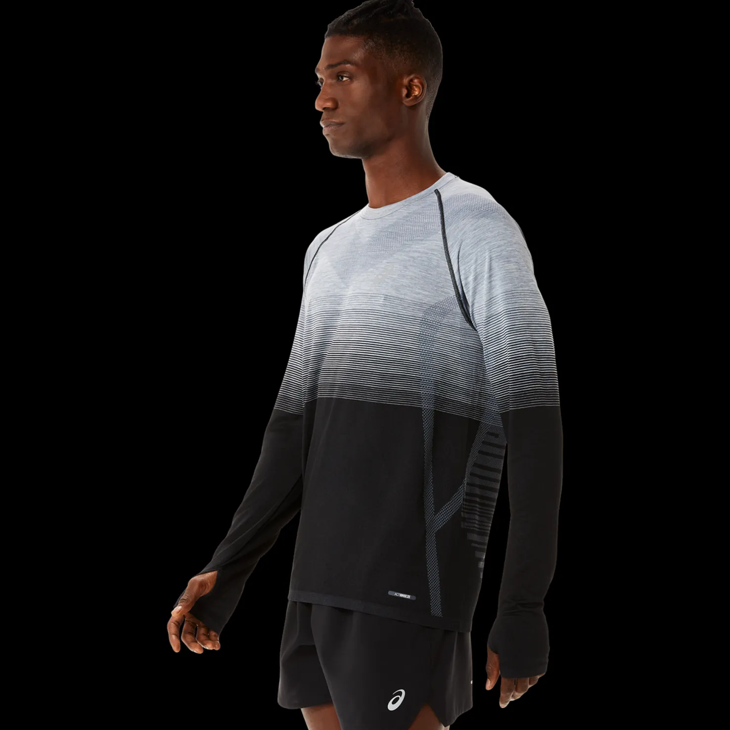 Seamless Long Sleeve Top, juoksupaita miehet - Urheilupaidat - Seamless Long Sleeve Top, juoksupaita miehet