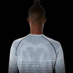 Seamless Long Sleeve Top, juoksupaita miehet - Urheilupaidat - Seamless Long Sleeve Top, juoksupaita miehet