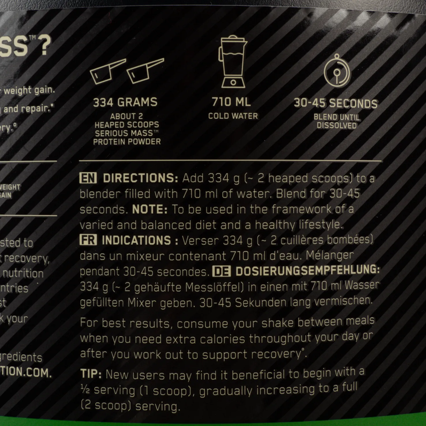 Serious Mass, 2727 g - Gainerit - Serious Mass, 2727 g