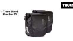 Shield Pannier small/pair black - Pyörälaukut ja korit - Shield Pannier small/pair black