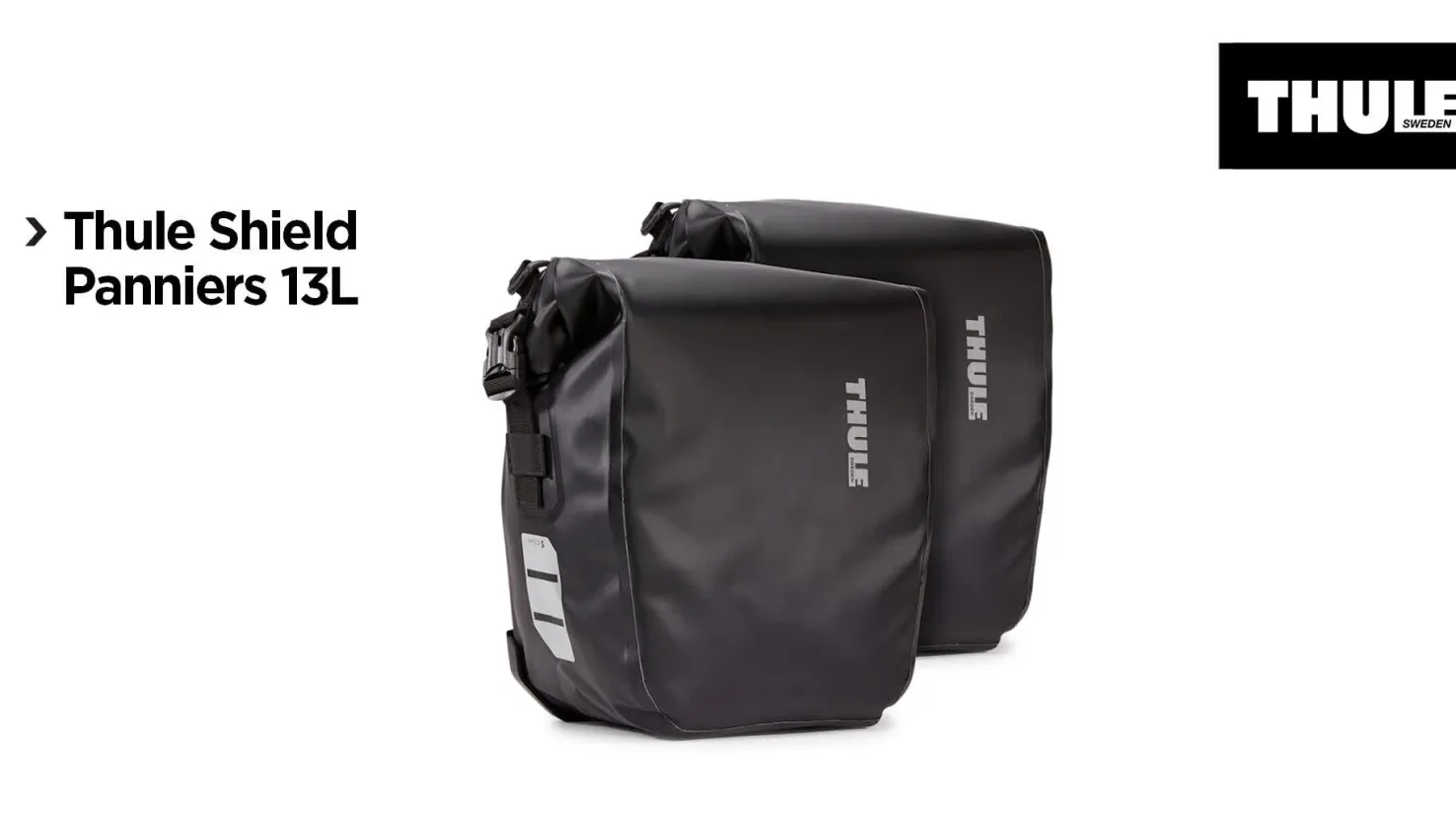 Shield Pannier small/pair black - Pyörälaukut ja korit - Shield Pannier small/pair black