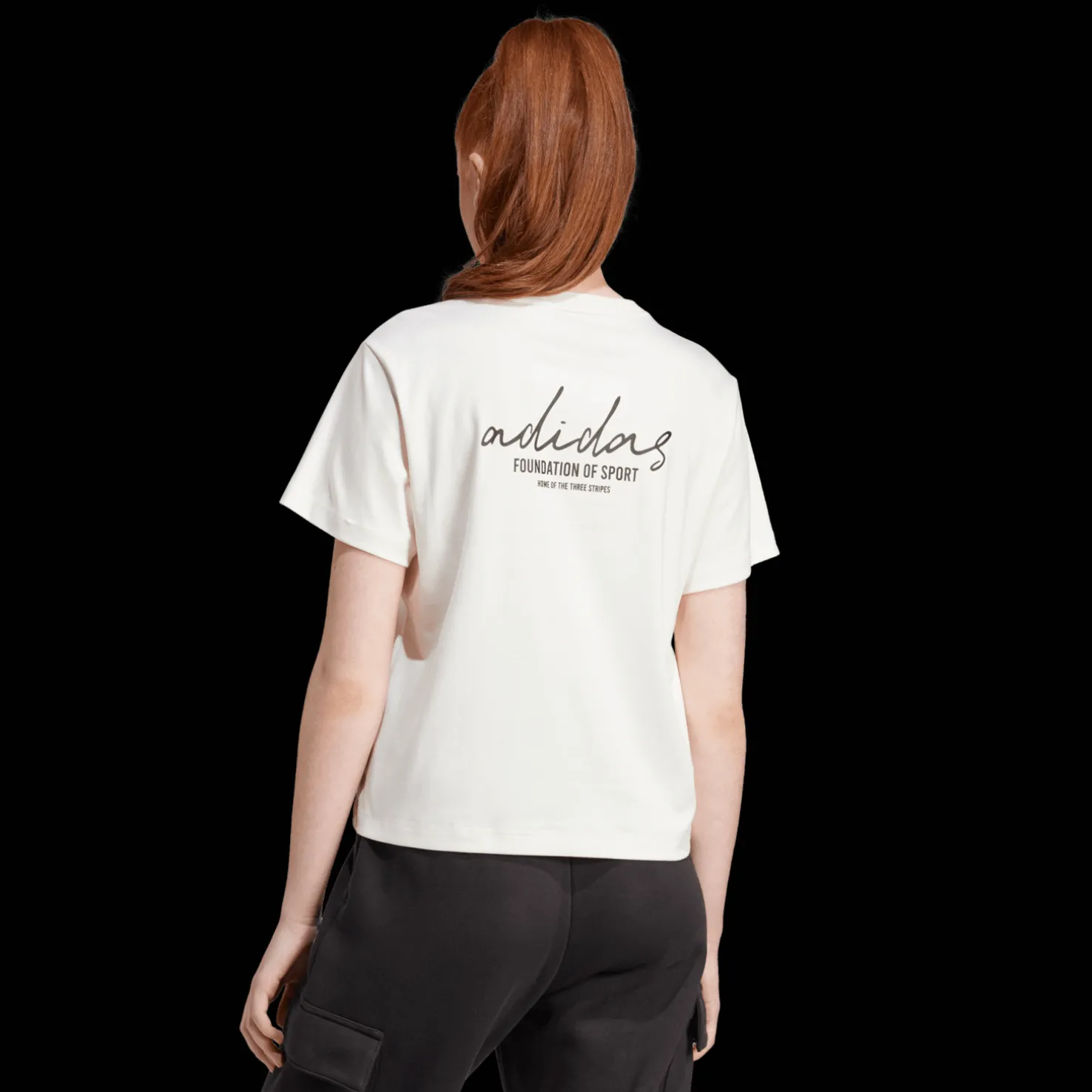 Signature Graphic Print T-Shirt, naisten t-paita - T-Paidat - Signature Graphic Print T-Shirt, naisten t-paita