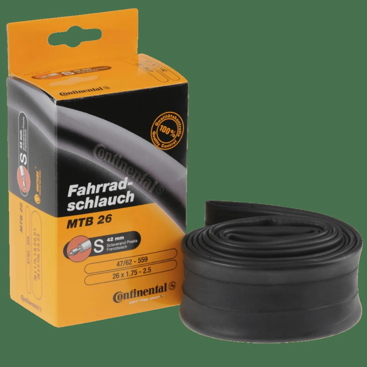 Sisäkumi Conti AV MTB 26, 47/62-559 - Polkupyörän Sisäkumit - Sisäkumi Conti AV MTB 26, 47/62-559