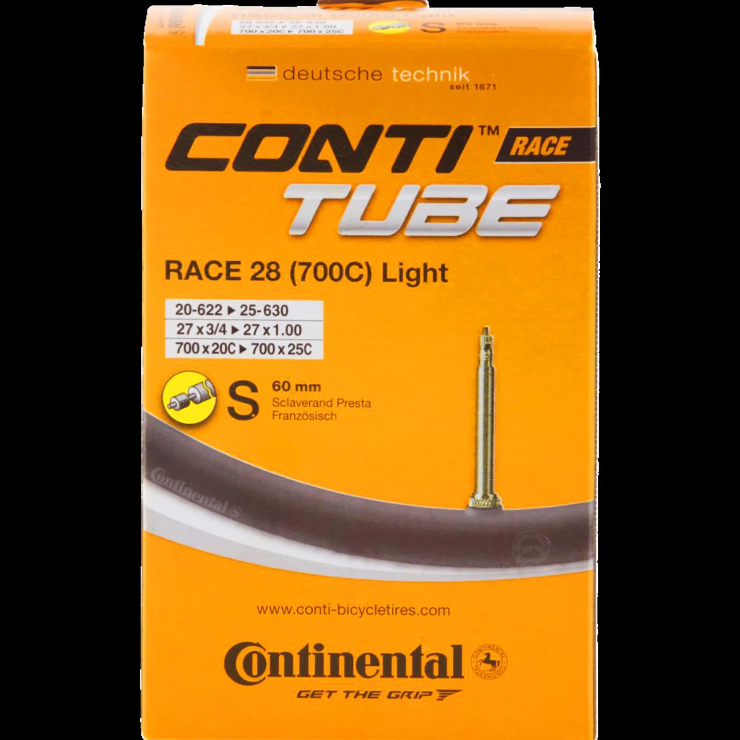 Sisäkumi Conti light Race 622-18/25 60mm - Polkupyörän Sisäkumit - Sisäkumi Conti light Race 622-18/25 60mm